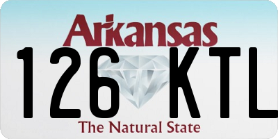 AR license plate 126KTL