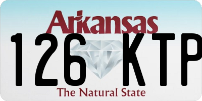 AR license plate 126KTP