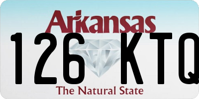 AR license plate 126KTQ