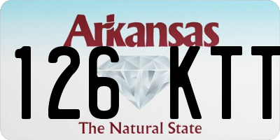 AR license plate 126KTT
