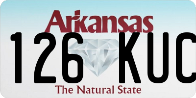 AR license plate 126KUC