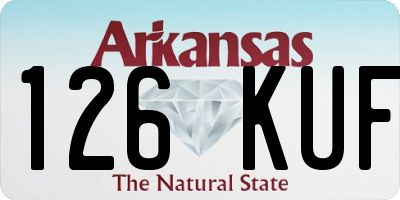 AR license plate 126KUF