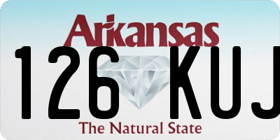 AR license plate 126KUJ