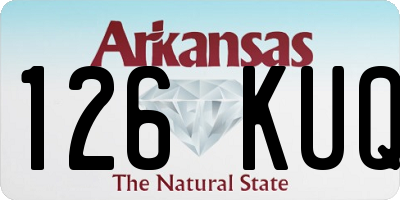 AR license plate 126KUQ