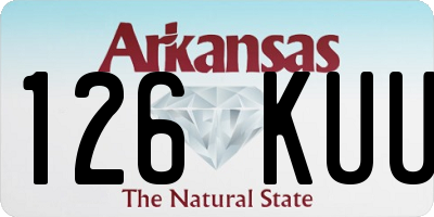 AR license plate 126KUU
