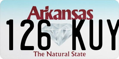 AR license plate 126KUY