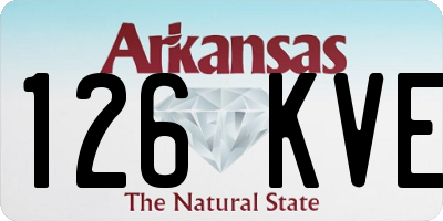 AR license plate 126KVE