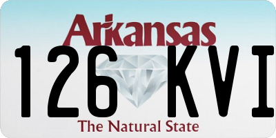 AR license plate 126KVI