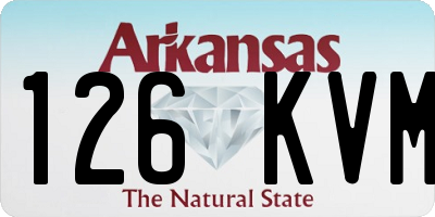 AR license plate 126KVM