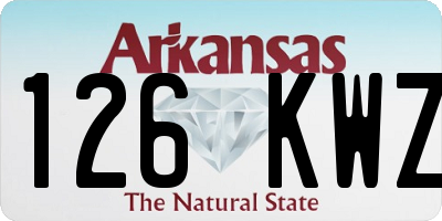 AR license plate 126KWZ