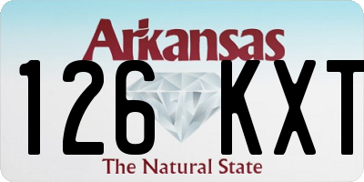 AR license plate 126KXT