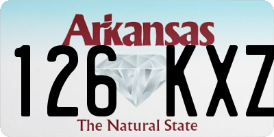 AR license plate 126KXZ