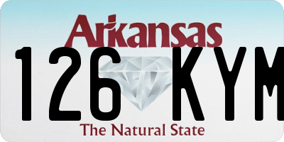 AR license plate 126KYM