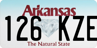 AR license plate 126KZE