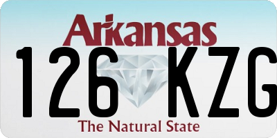 AR license plate 126KZG