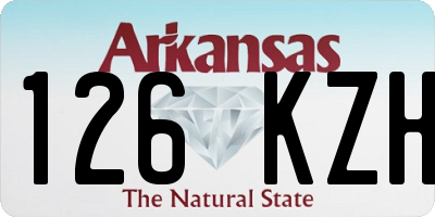 AR license plate 126KZH