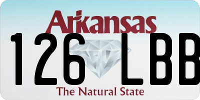 AR license plate 126LBB