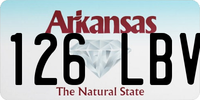 AR license plate 126LBV