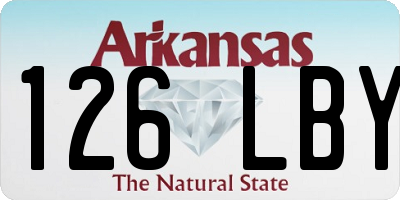 AR license plate 126LBY