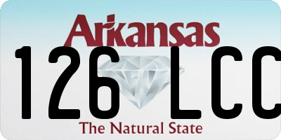 AR license plate 126LCC