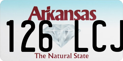 AR license plate 126LCJ