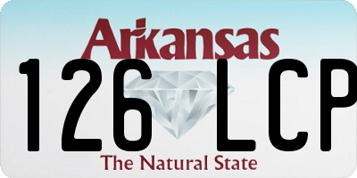 AR license plate 126LCP