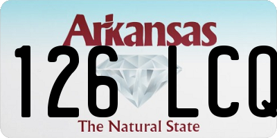 AR license plate 126LCQ