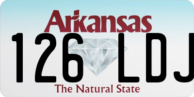 AR license plate 126LDJ