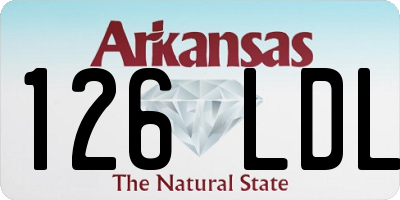 AR license plate 126LDL