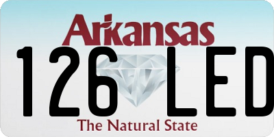 AR license plate 126LED