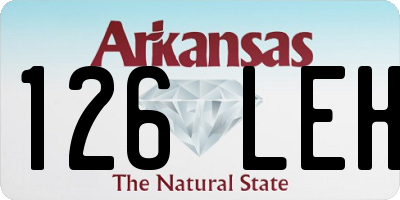 AR license plate 126LEH