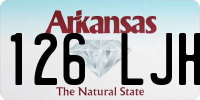 AR license plate 126LJH