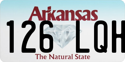 AR license plate 126LQH