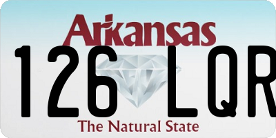 AR license plate 126LQR