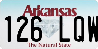 AR license plate 126LQW