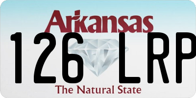AR license plate 126LRP