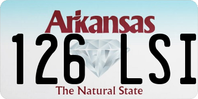 AR license plate 126LSI