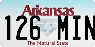 AR license plate 126MIN