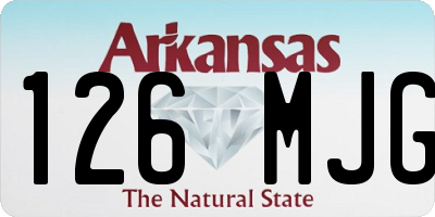 AR license plate 126MJG
