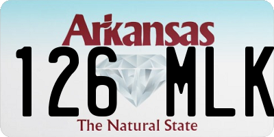 AR license plate 126MLK