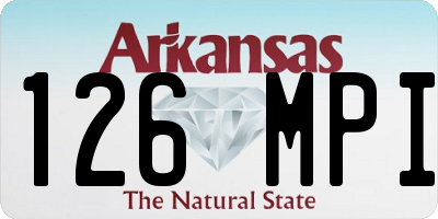 AR license plate 126MPI
