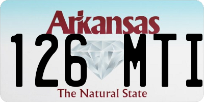 AR license plate 126MTI