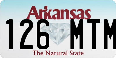 AR license plate 126MTM