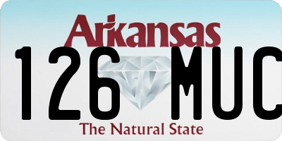 AR license plate 126MUC