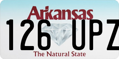 AR license plate 126UPZ