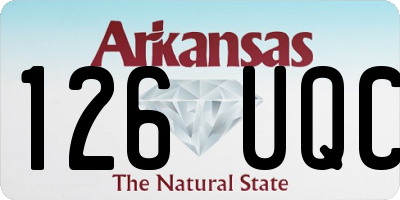 AR license plate 126UQC