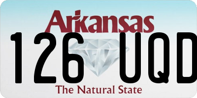 AR license plate 126UQD