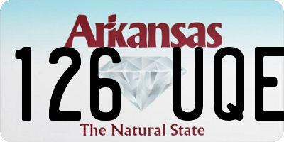 AR license plate 126UQE