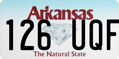 AR license plate 126UQF