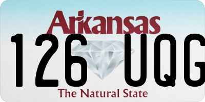 AR license plate 126UQG